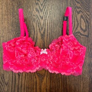 NWT Victoria’s Secret Body by Victoria Unlined Demi Pink Lace 34DD